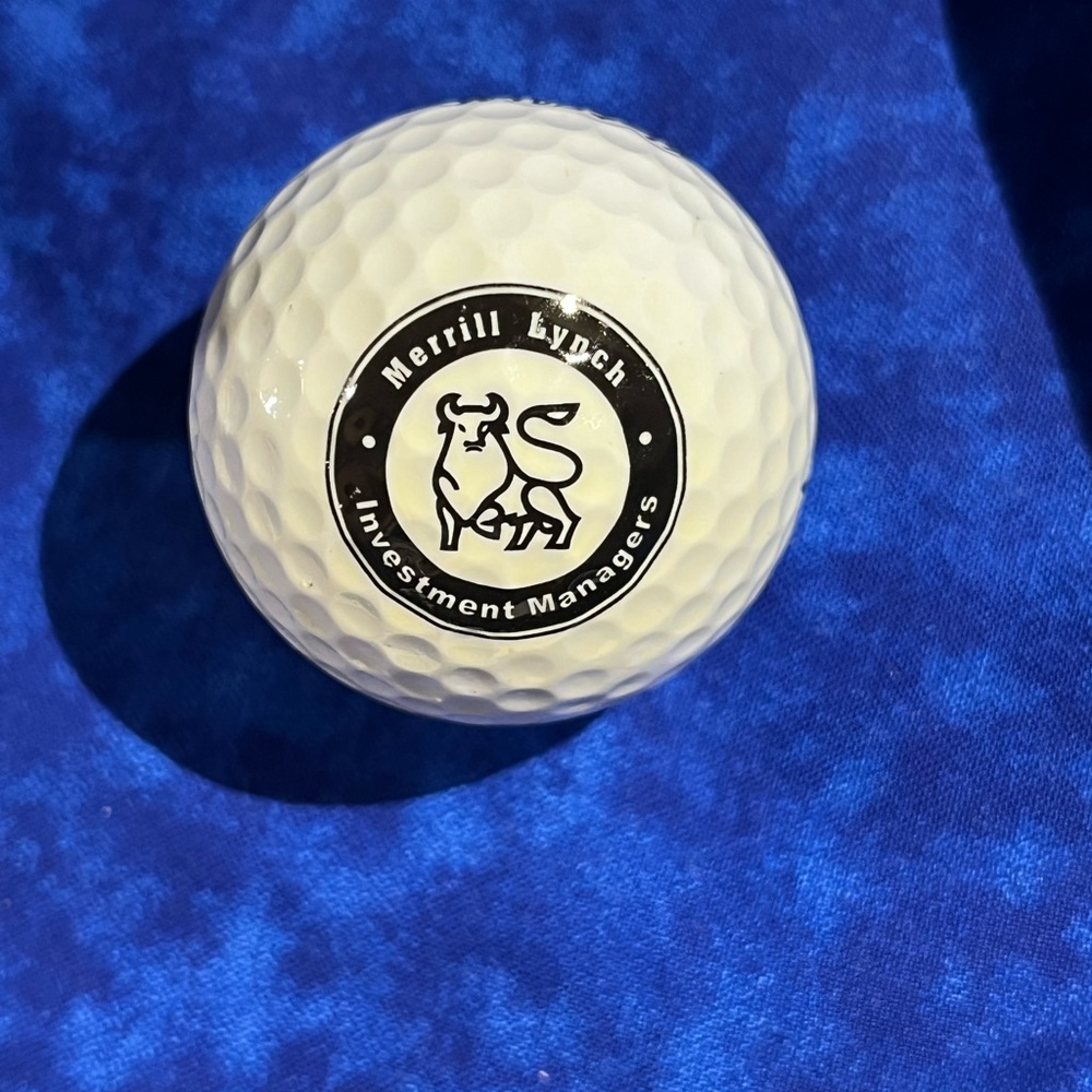 Merrill Lynch Golf Ball Pack of 3. Rare find